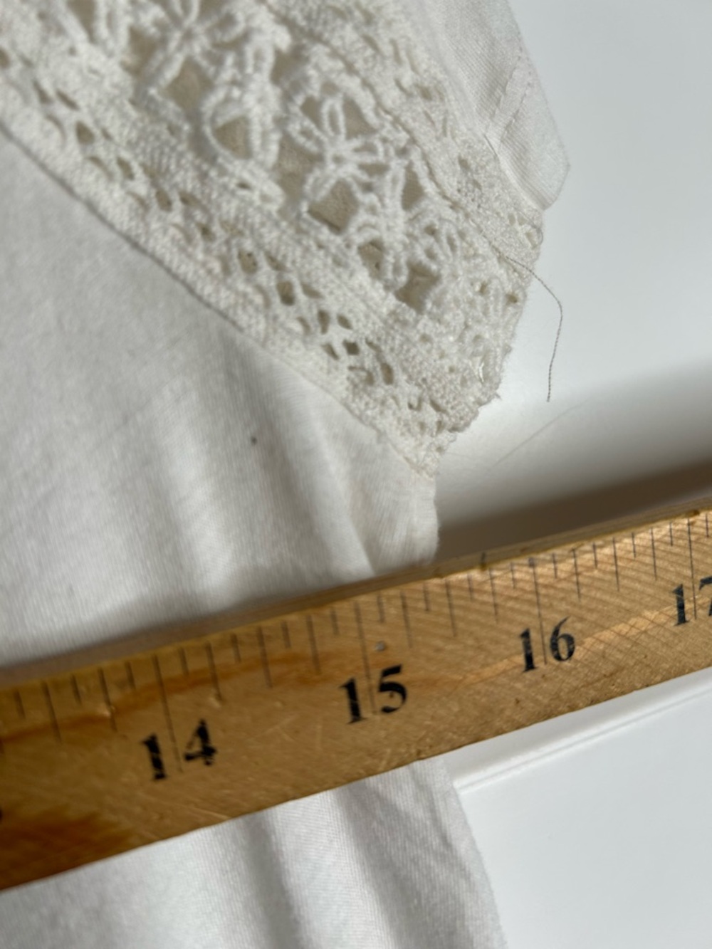 Lauren Ralph Lauren Women’s Small White Top Tie Front 6207 - Picture 7 of 7